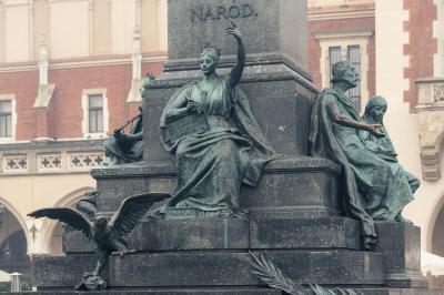 pictures of Krakow - Adam Mickiewicz Monument