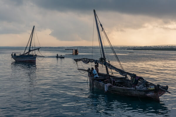 Zanzibar Harbour & Fishermen