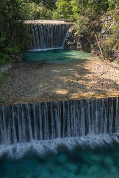 photography locations in Jesenice - Pišnica River Cascades