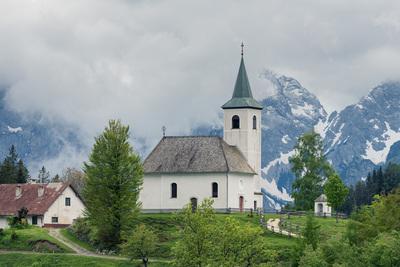 instagram spots in Slovenia - Podolševa - Holy Spirit Church