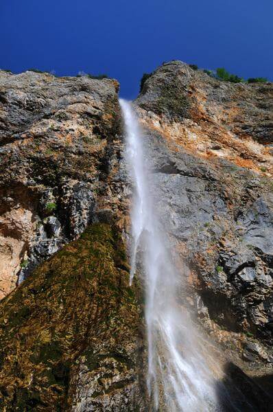 photo spots in Slovenia - Rinka Waterfall