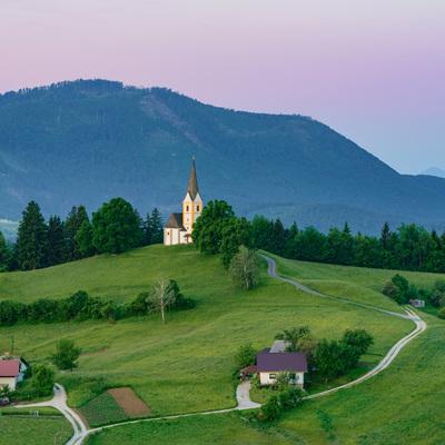 instagram spots in Slovenia - Saint Martin Church