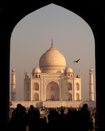 Uttar Pradesh instagram locations - Taj Mahal - through the Gates
