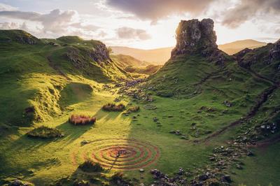 instagram spots in Scotland - Fairy Glen