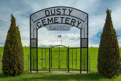 photo locations in Washington - Dusty Cemetery