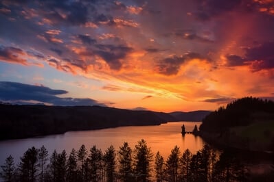 photography spots in North Wales - Lake Vyrnwy Hotel