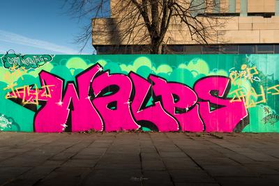 photo spots in Cardiff - Graffiti Wall