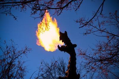 Smok Wawelski (Fire Breathing Dragon)