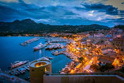 photos of Corsica - Calvi – view of the Harbour from the Citadel