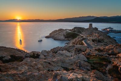 images of Corsica - Ile de la Pietra - Genoise Tower from the Lighthouse