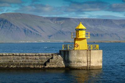 photos of Iceland - Yellow Lighthouse