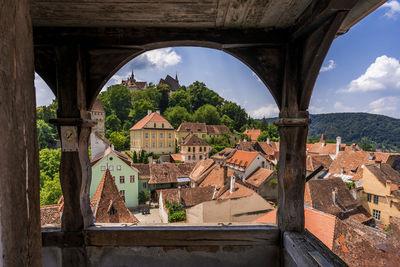 photo spots in Romania - View from Clock Tower at Sighișoara, Romania