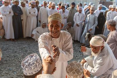 Oman photos - The Goat Market in Nizwa, Oman