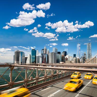 photo locations in New York - Lower Manhattan from Brooklyn Bridge