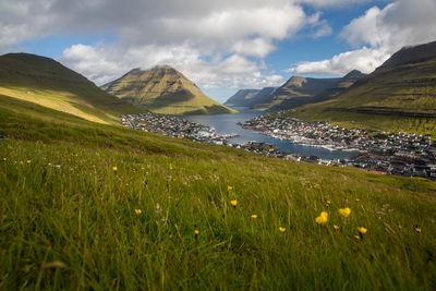 Photographing Faroe Islands - View of Klaksvik 