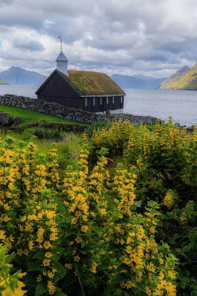 pictures of Faroe Islands - Funningur church