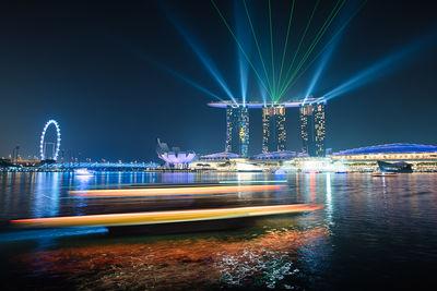 pictures of Singapore - Marina Bay Light Show
