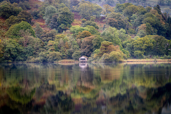 Rydal boathouse from the southern shore.