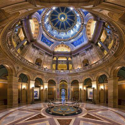 United States instagram spots - Saint Paul Minnesota State Capitol