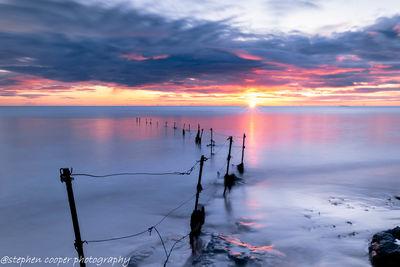 photography spots in England - The Fence near Longhoughton Beach