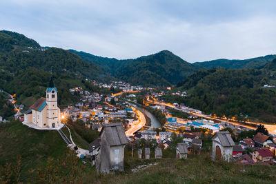 photo spots in Slovenia - Idrija Cityscape