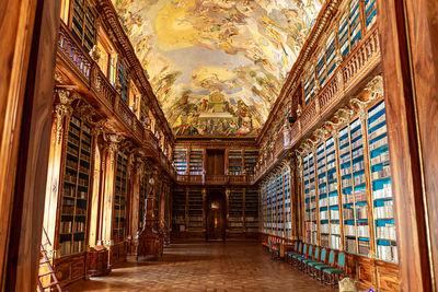 pictures of Prague - Strahov library