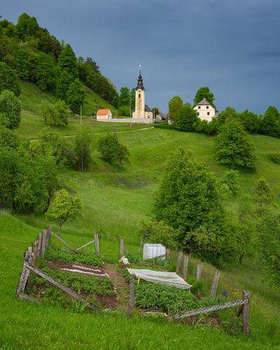 photo spots in Slovenia - Sveta Katarina Church