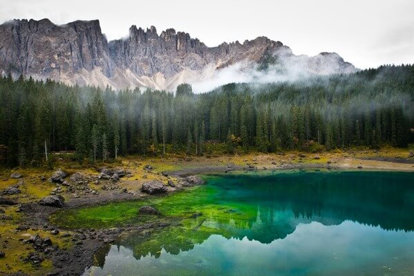 Beautiful colors of Lago di Carezza