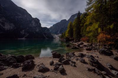 Lago di Braies (Pragser Wildsee) - Rocks