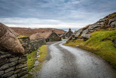 instagram spots in Scotland - Gearrannan Blackhouse Village