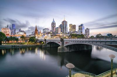 photography locations in Australia - Melbourne Skyline with Princess Bridge