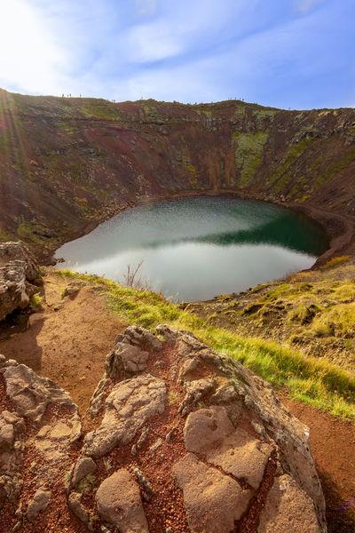 photography locations in Iceland - Kerid Crater