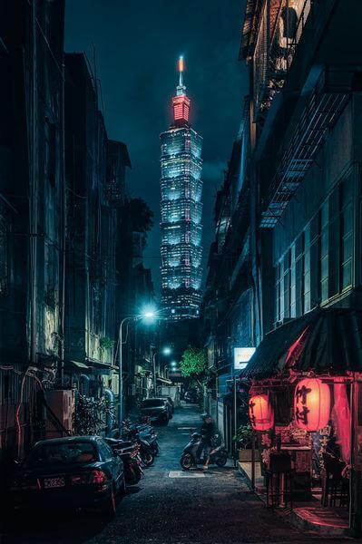 Taiwan photography locations - Taipei 101 alley view