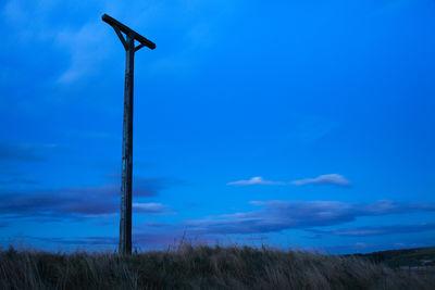 Hanging gallows at Combe Gibbet