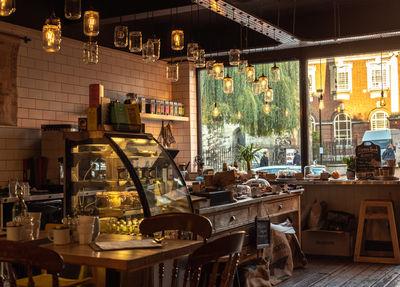 United Kingdom instagram spots - Brew & Brownie cafe - interior