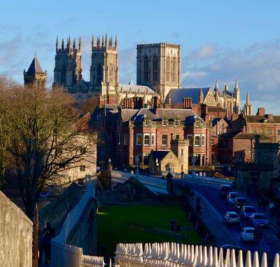 United Kingdom instagram spots - View of York Minster from the City Walls