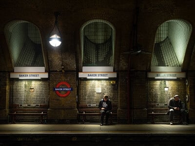 instagram spots in England - Baker Street Tube Station