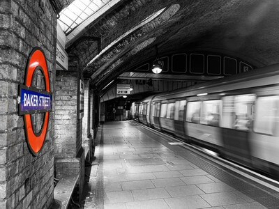 pictures of London - Baker Street Tube Station