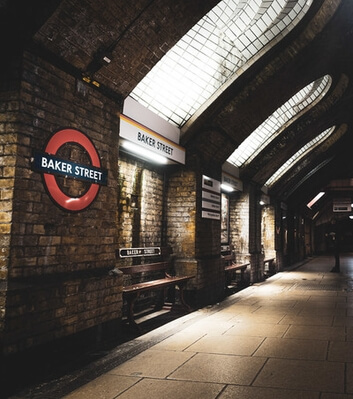 photos of London - Baker Street Tube Station