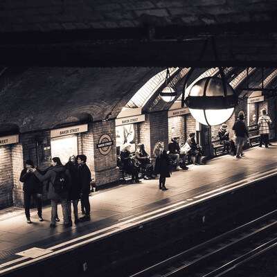 pictures of London - Baker Street Tube Station