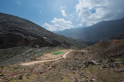 Oman photo spots - Football field in the middle of nowhere