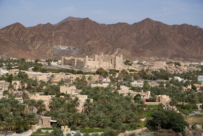 photo spots in Oman - Views on Bahla