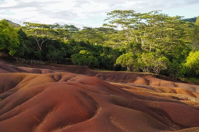 Mauritius images - Seven colored earth of Chamarel, Mauritius