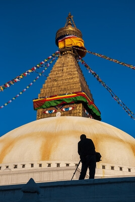 images of Nepal - Boudhanath Stupa