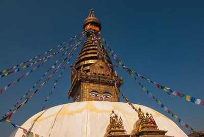 Nepal images - Swayambhunath Monkey Temple