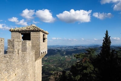 photography locations in San Marino - Cesta Castle, San Marino