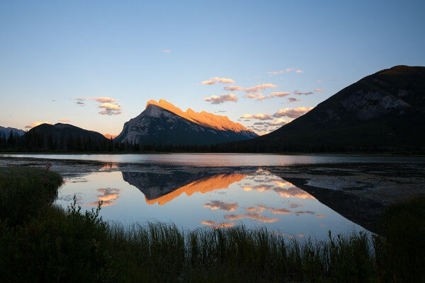 Mt. Rundle from Vermilion Lakes