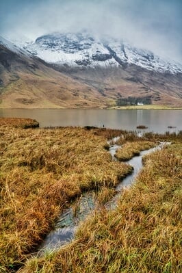 images of Glencoe, Scotland - Loch Achtriochtan