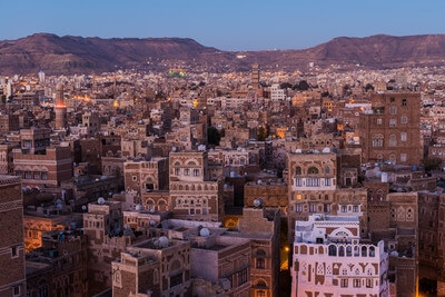photo locations in Yemen - Sana'a Views from Barj Alsalam Hotel