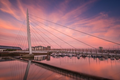 instagram locations in Swansea - Sail Bridge